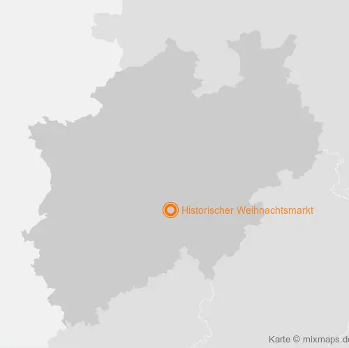 Karte Nordrhein-Westfalen: Historischer Weihnachtsmarkt, Lüdenscheid