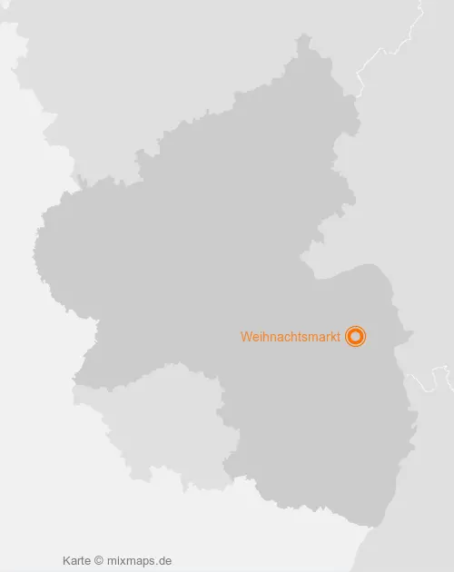 Karte Rheinland-Pfalz: Weihnachtsmarkt, Alzey