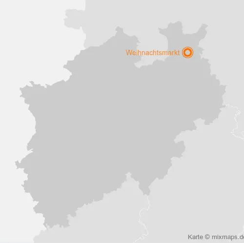 Karte Nordrhein-Westfalen: Weihnachtsmarkt, Bad Oeynhausen