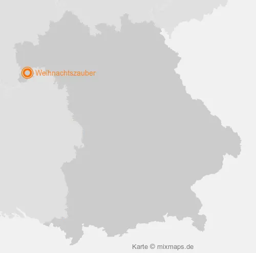 Karte Bayern: Weihnachtszauber, Bürgstadt