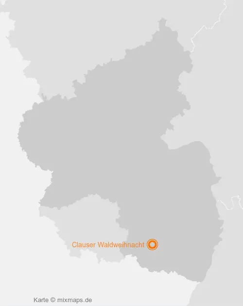 Karte Rheinland-Pfalz: Clauser Waldweihnacht, Clausen