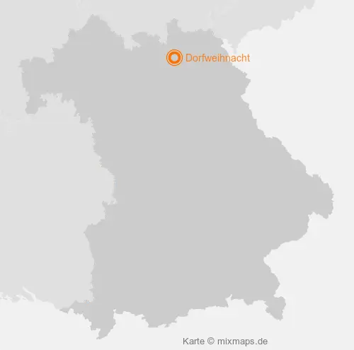 Karte Bayern: Dorfweihnacht, Danndorf