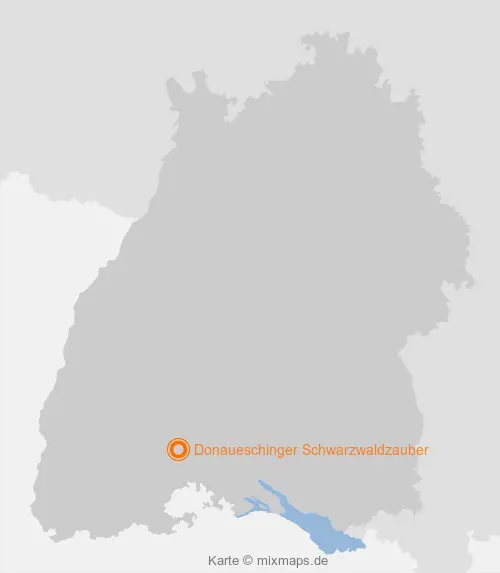 Karte Baden-Württemberg: Donaueschinger Schwarzwaldzauber, Donaueschingen