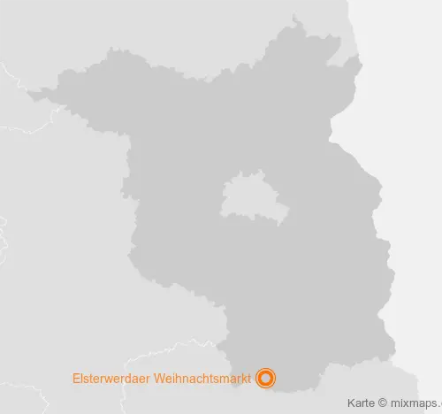 Karte Brandenburg: Elsterwerdaer Weihnachtsmarkt, Elsterwerda