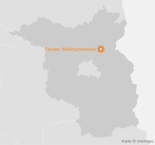 Karte Brandenburg: Finower Weihnachtsmarkt, Finow