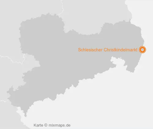 Karte Sachsen: Schlesischer Christkindelmarkt, Görlitz