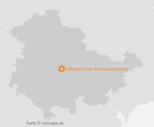 Karte Thüringen: Ichtershäuser Klosterweihnacht, Ichtershausen