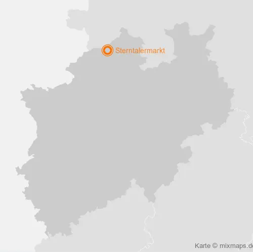 Karte Nordrhein-Westfalen: Sterntalermarkt, Neuenkirchen