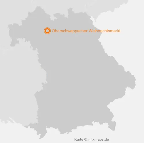 Karte Bayern: Oberschwappacher Weihnachtsmarkt, Oberschwappach