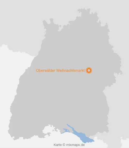 Karte Baden-Württemberg: Oberwälder Weihnachtsmarkt, Oberwälden