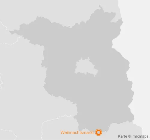 Karte Brandenburg: Weihnachtsmarkt, Ortrand