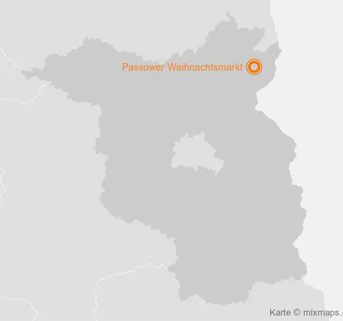 Karte Brandenburg: Passower Weihnachtsmarkt, Passow