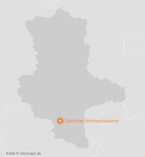 Karte Sachsen-Anhalt: Querfurter Weihnachtszauber, Querfurt