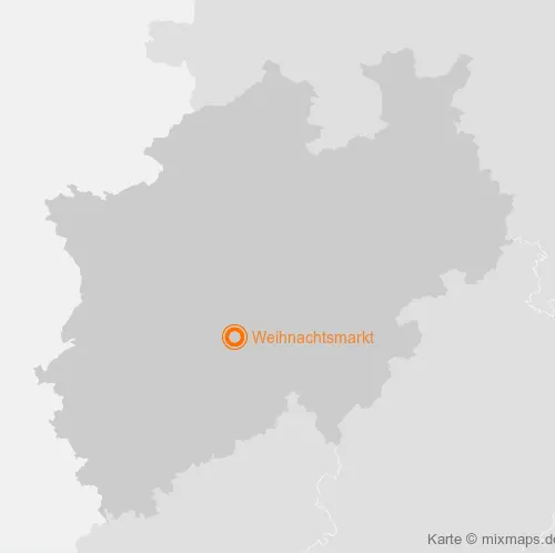 Karte Nordrhein-Westfalen: Weihnachtsmarkt, Radevormwald