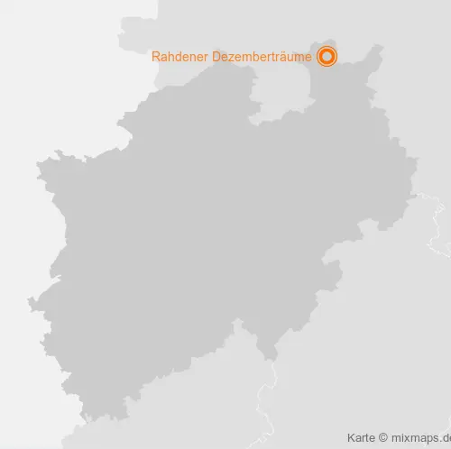 Karte Nordrhein-Westfalen: Rahdener Dezemberträume, Rahden