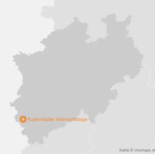 Karte Nordrhein-Westfalen: Kupferstädter Weihnachtstage, Stolberg (Rheinland)