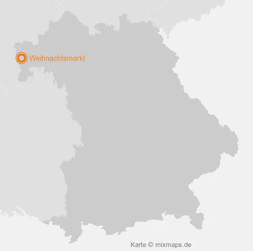 Karte Bayern: Weihnachtsmarkt, Sulzbach am Main