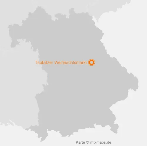 Karte Bayern: Teublitzer Weihnachtsmarkt, Teublitz