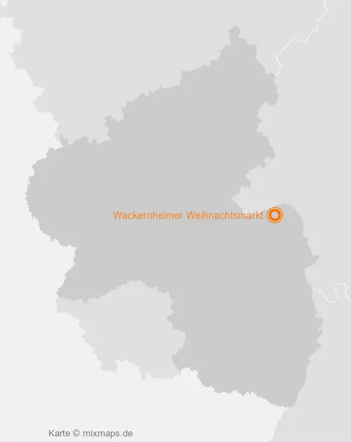 Karte Rheinland-Pfalz: Wackernheimer Weihnachtsmarkt, Wackernheim