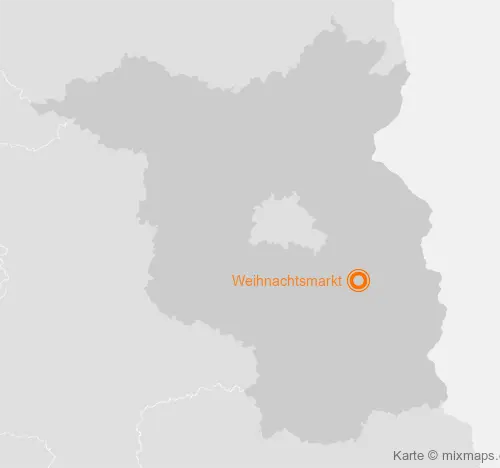 Karte Brandenburg: Weihnachtsmarkt, Wendisch Rietz