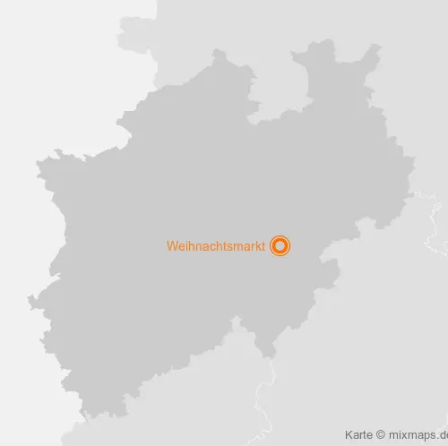 Karte Nordrhein-Westfalen: Weihnachtsmarkt, Wennemen