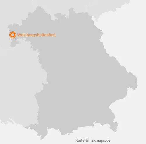 Karte Bayern: Weinbergshüttenfest, Großwallstadt