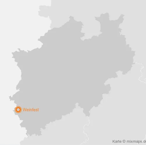 Karte Nordrhein-Westfalen: Weinfest, Würselen