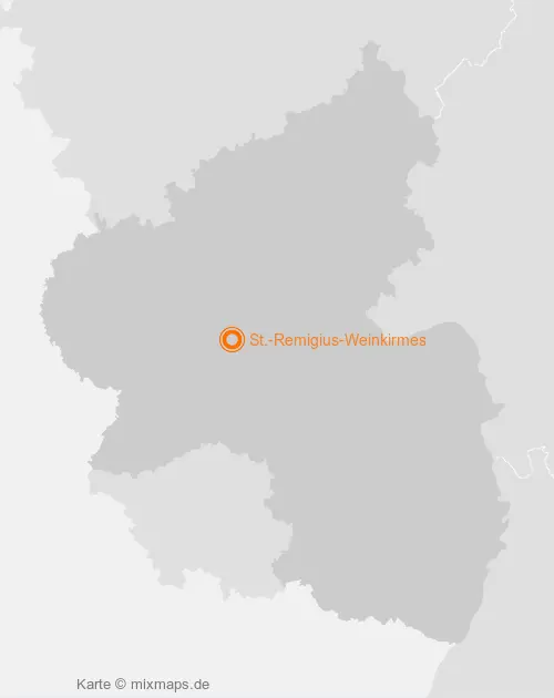 Karte Rheinland-Pfalz: St.-Remigius-Weinkirmes, Kröv