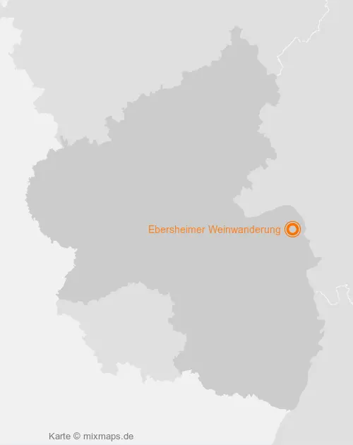 Karte Rheinland-Pfalz: Ebersheimer Weinwanderung, Mainz