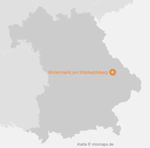 Karte Bayern: Wintermarkt am Waldwipfelweg, Maibrunn